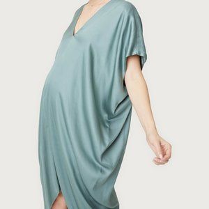 Hatch The Riviera Dress in Mineral Green